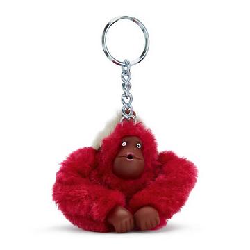 Kipling Mom And Baby Sven Monkey Keychain Accessoires Rood | NL 1264IL